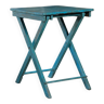 Petite table indienne teck (patine bleue d'origine)