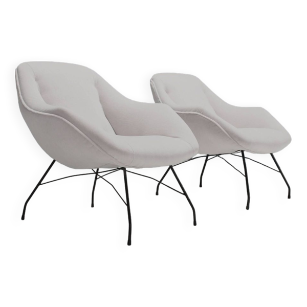 Paire de fauteuils ''Concha'' par Carlo Hauner & Martin Eisler, Brésil, 1955 — Beyit