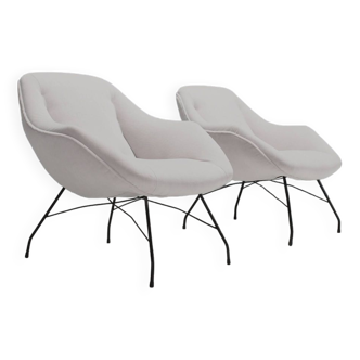 Pair of "Concha" Armchairs by Carlo Hauner & Martin Eisler, Brasil, 1955