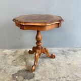 Table d'appoint marquetée de style Louis XV