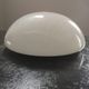 Lampshade old ceiling lamp half globe ball opaline industrial white vintage tbe ø 30 cm 2 lights