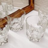Set 4 whisky glasses 70s