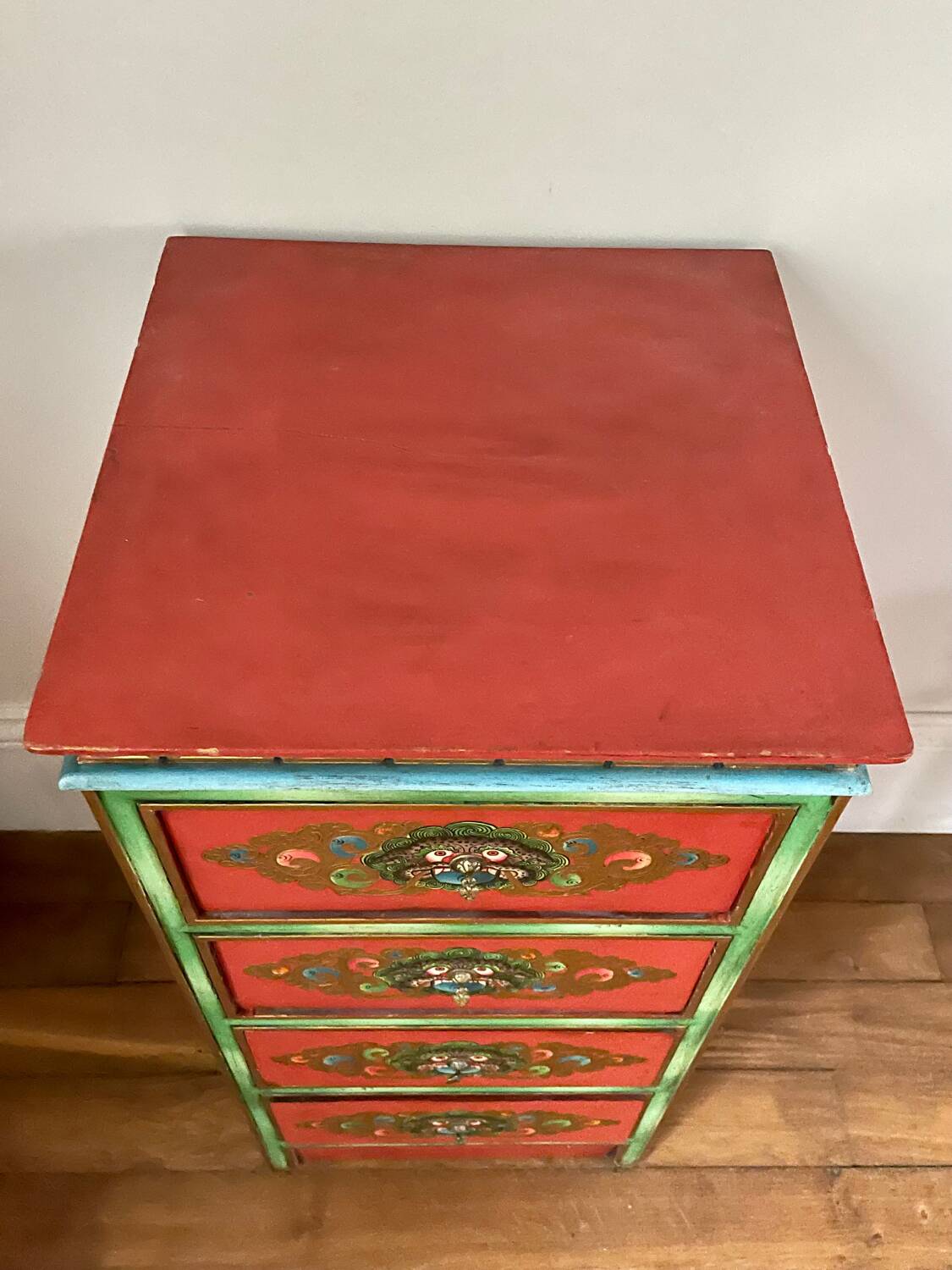 Hand painted Chinese chest of drawers