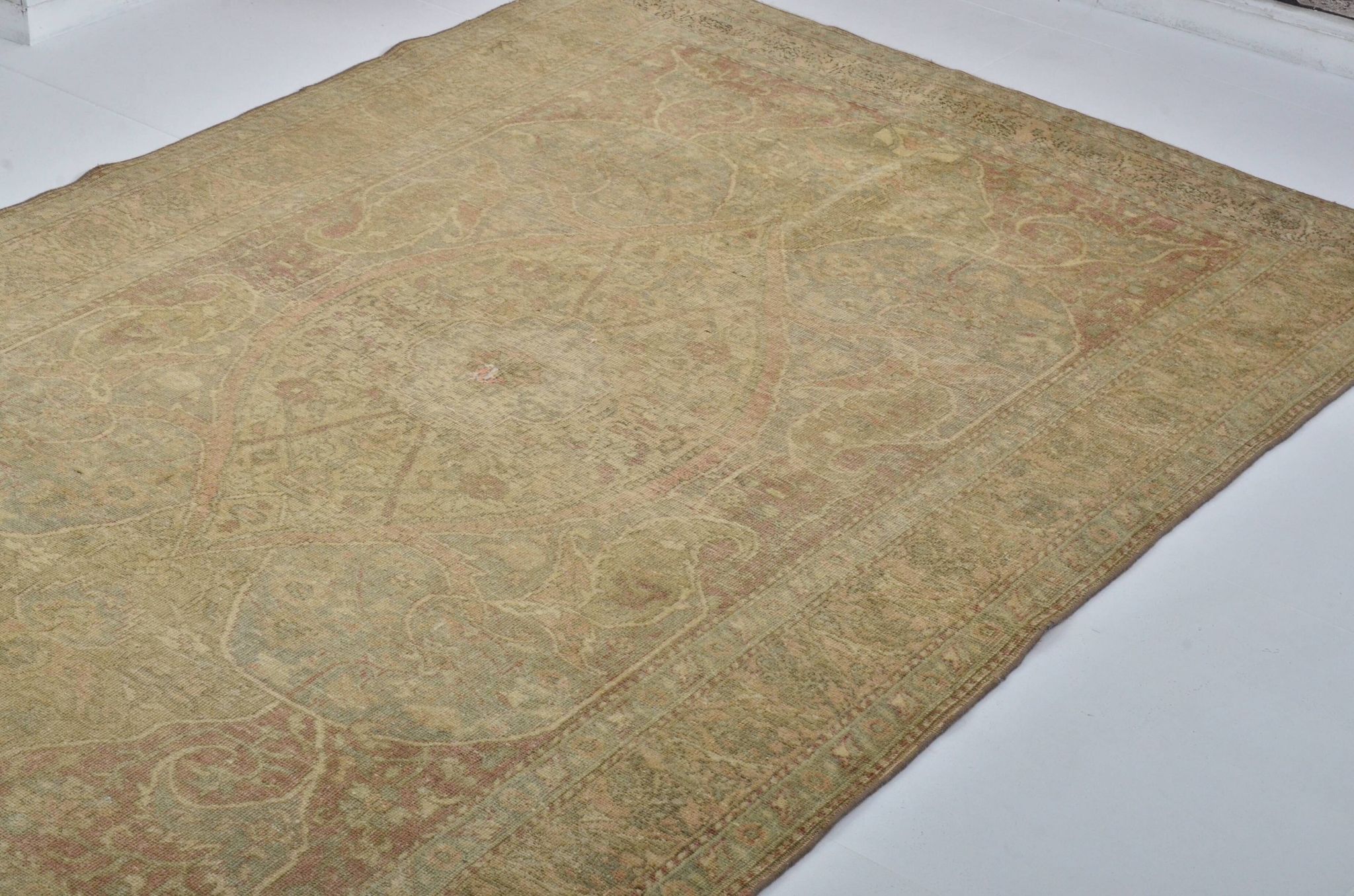 Tapis vintage Oushak antique sku 3097