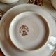 Ensemble service à café 5 tasses et sous tasses Porcelaine de Luxe ADP France