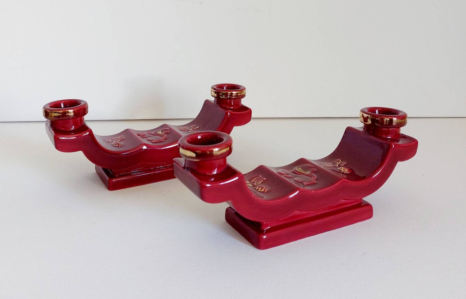 Pair of vintage candlesticks