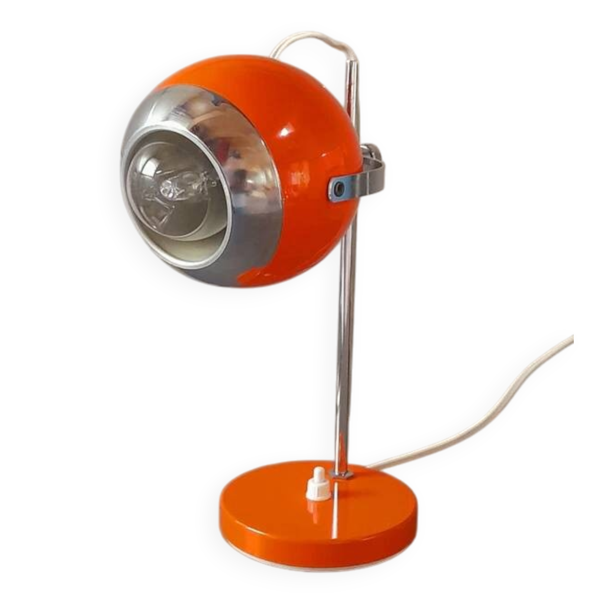 Orange Ball Eye Lamp 1970