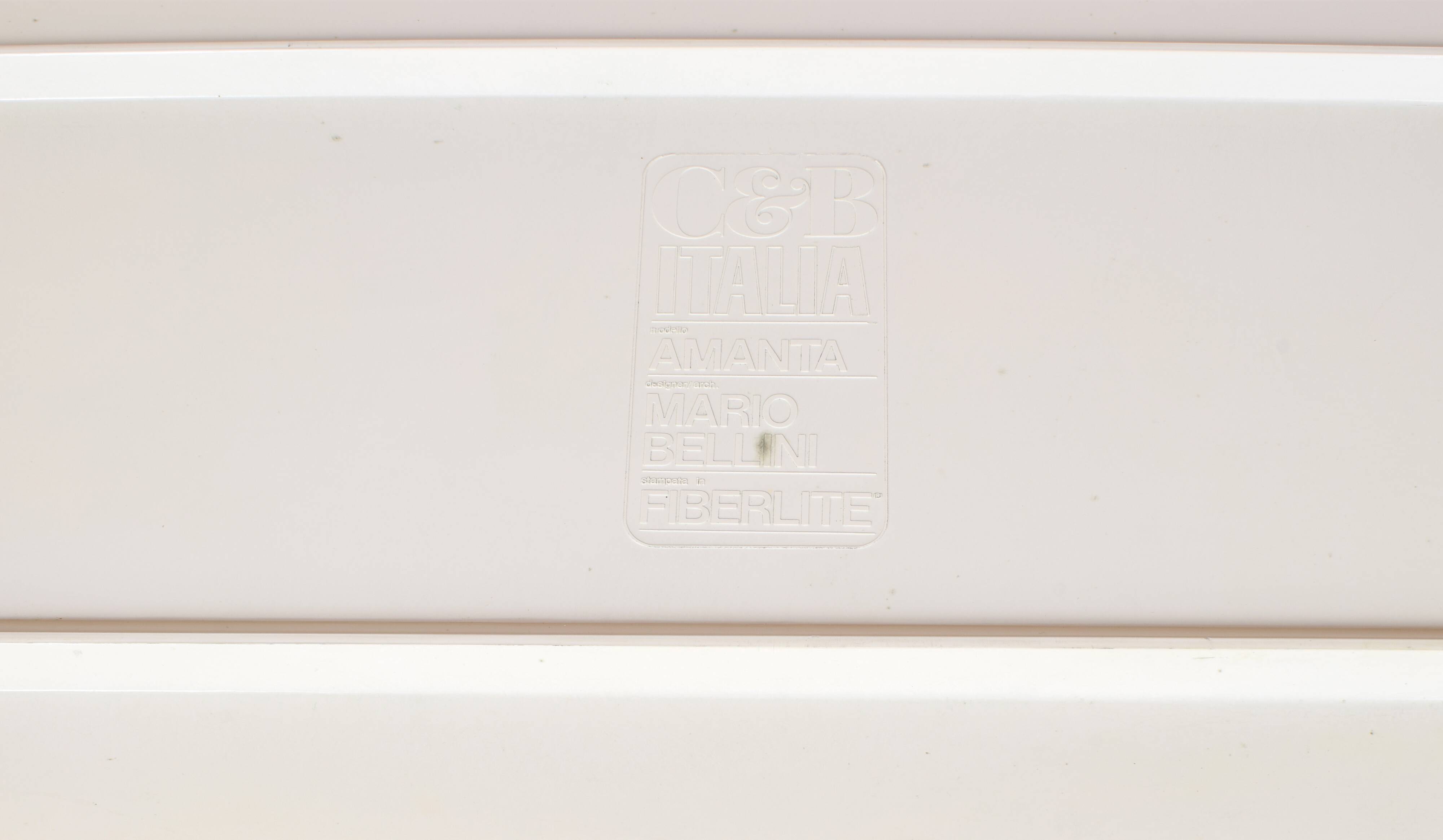 Italian Amanta Lounge Chairs by Mario Bellini for C&B Italia, Set of 2