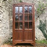 Vintage glass-fronted cabinet