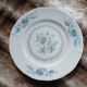 12 antique dessert plates in Chauvigny porcelain