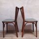 Pair of Baumann bistro chairs n°12