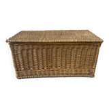 Vintage wicker trunk