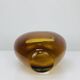 Vintage Holmegaard style blown glass heart vase