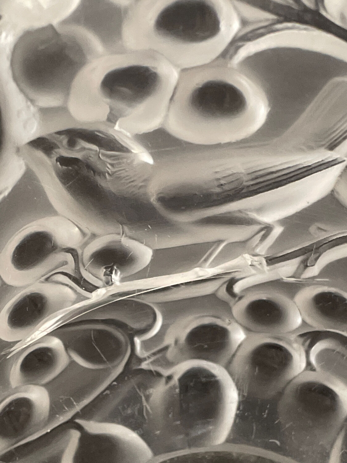 Lalique vase crystal