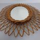 Italian Rattan Mirror, 1960s