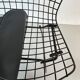Bertoia side chair in black
