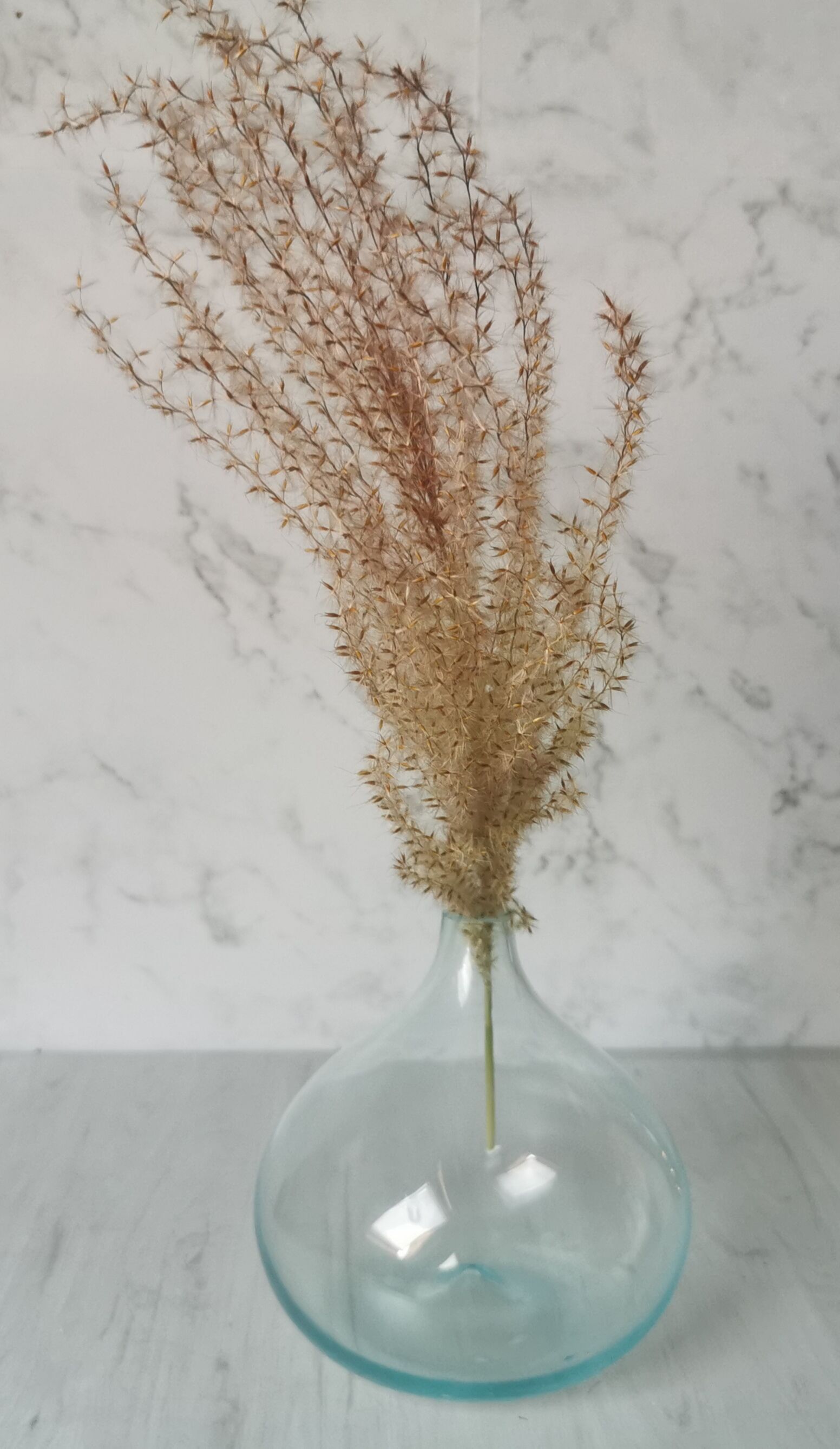 Blown glass vase dame-jeanne