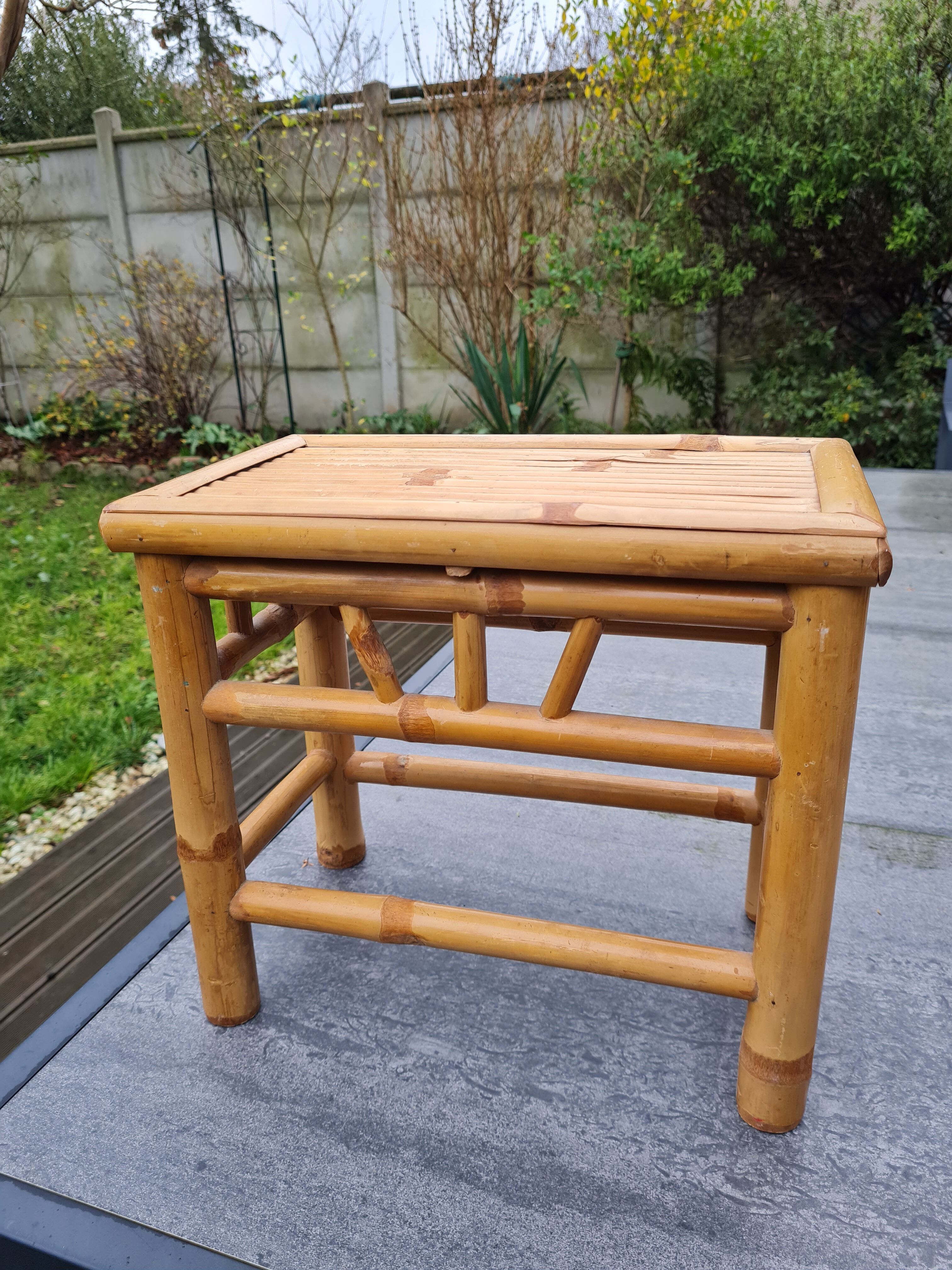 Rattan stool