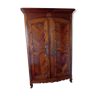 Wardrobe dated 1826 and signed, solid wood