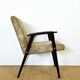 Fauteuil scandinave pieds compas 1960