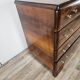 Commode Art Déco en noyer et laiton