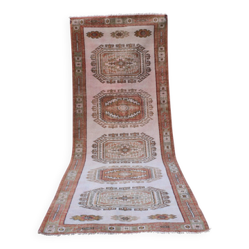 Tapis de couloir turc vintage