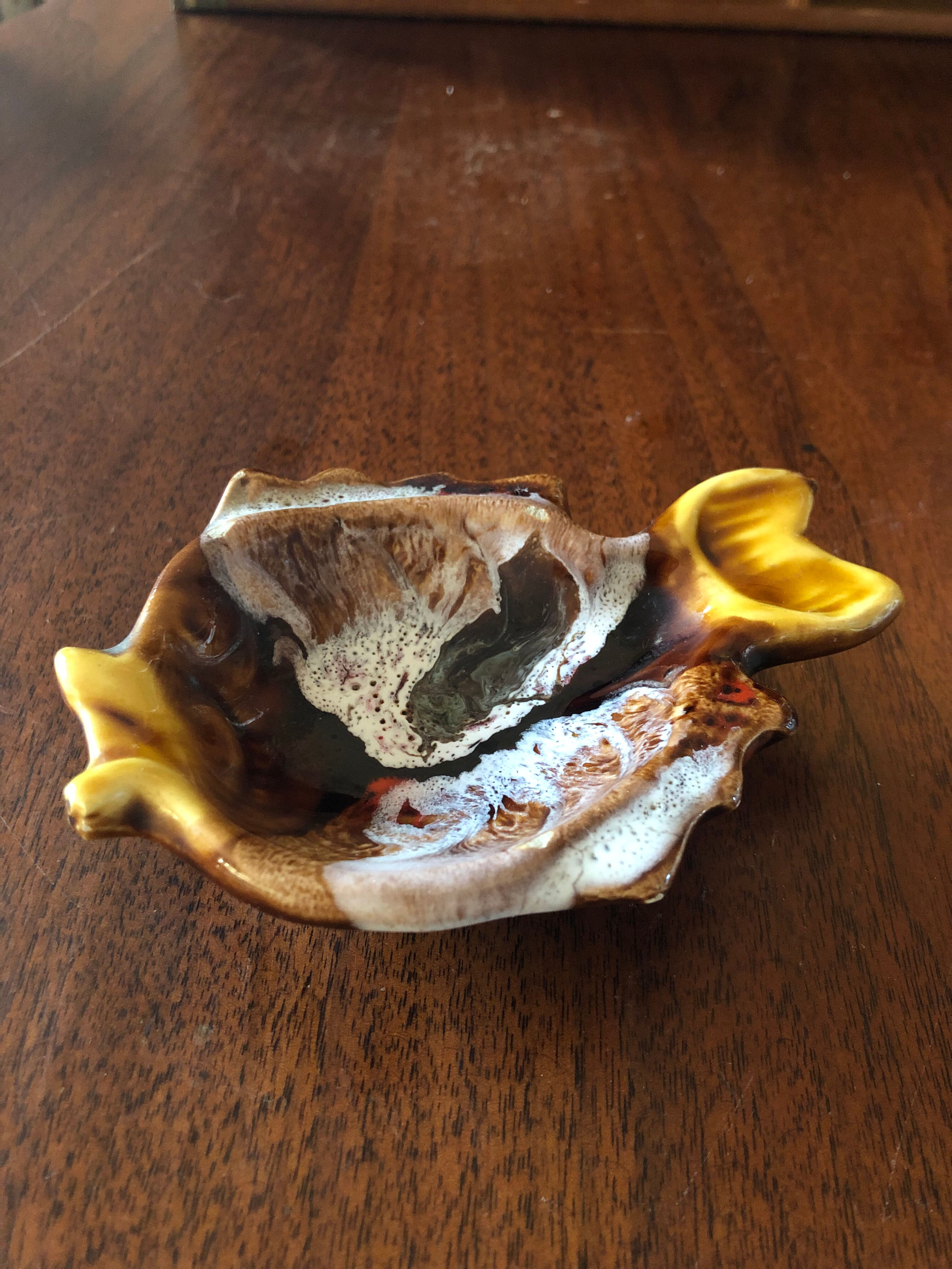 Small Vallauris style fish ashtray