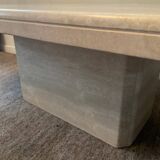 70s Travertine Coffee Table