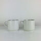 2 porcelain cups Tognana Italy seventies, flowers
