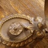 Lot of brass glass door