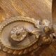 Lot de porte verre en laiton