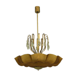 Fountain pendant light from Kamenický Šenov, 1970s
