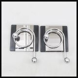2 mirror hooks designed by Mario Sabot in Italy in the 1970s.