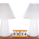 Set murano table lamps handmade, 1970s