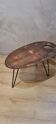 Table basse en forme de palette de peintre pieds en epingle h41x70x36