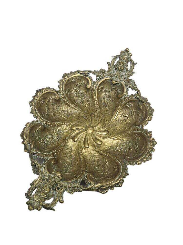 Art Nouveau fruit bowl on stand from Brothers Henneberg, Poland, 1900s