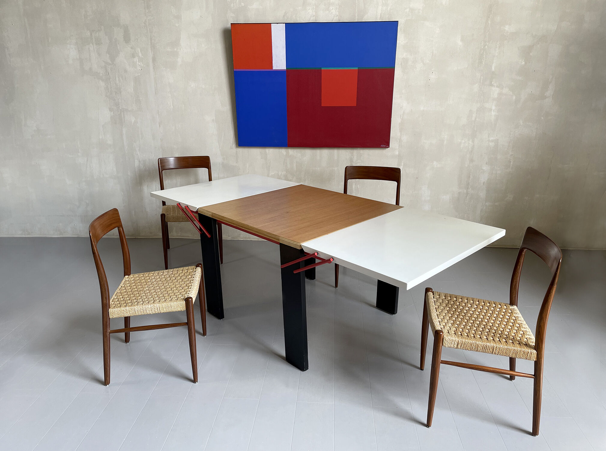 Table Achab, Lorenzo and Stefani for Palluco 1980
