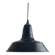 Old enamelled industrial workshop suspension
