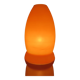 Mushroom lamp in pale orange opaline from the 70s