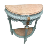 Console demi lune style Louis XVI