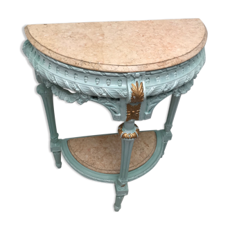 Console demi lune style Louis XVI