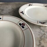 Duo flat and hollow plates, Iron Earth