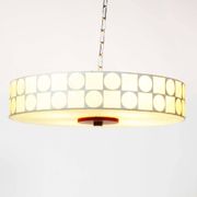 Vintage Scandinavian style ‘Cocoon’ flush mount chandelier by Goldkant Leuchten