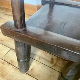 Chaise basse baoulé
