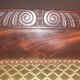 Empire period bergère in mahogany