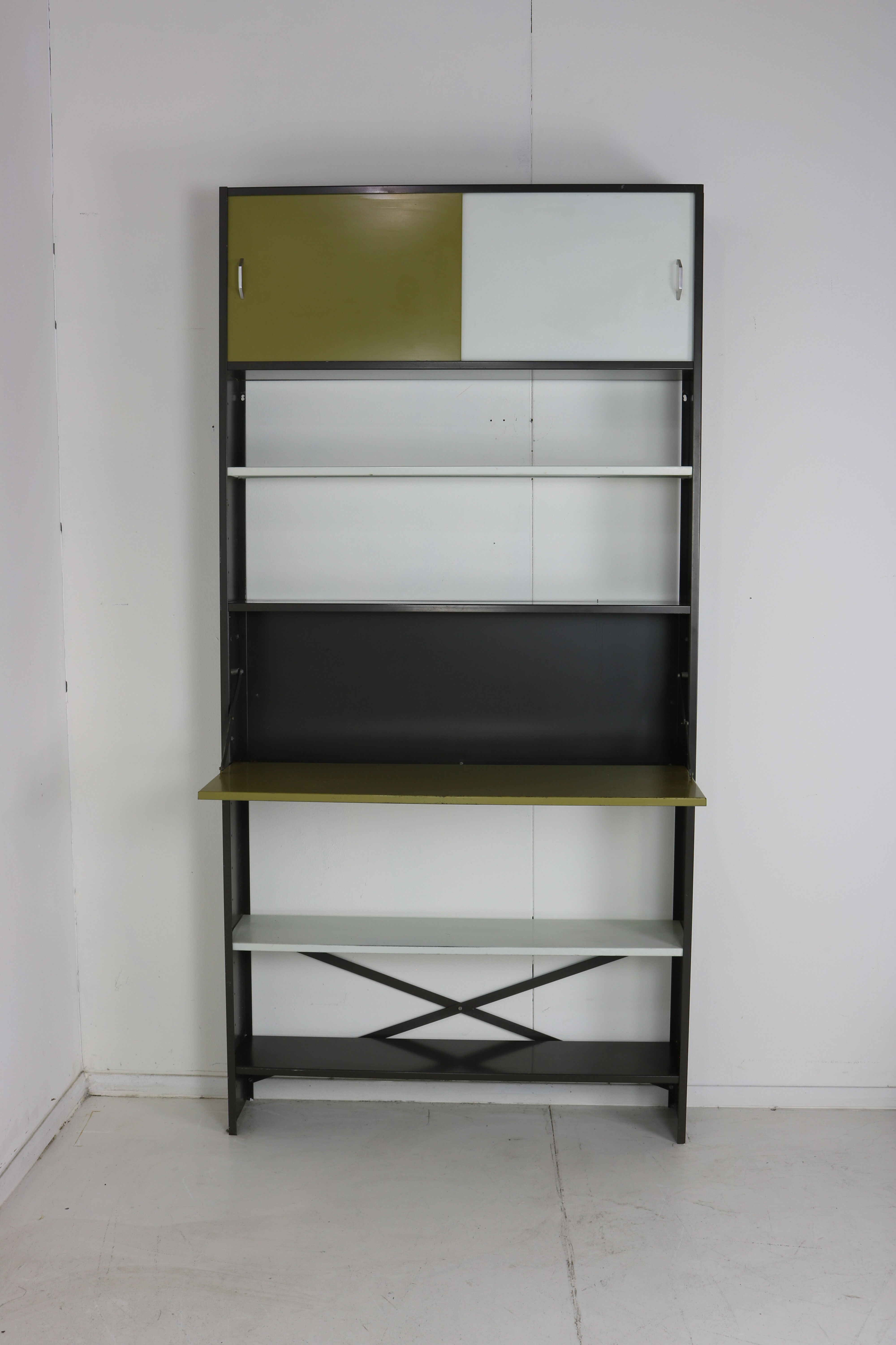 Shallow bookcase by tjerk reijenga for pilastro