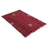 Moroccan kilim rug red 140x230 cm