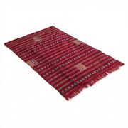 Tapis marocain kilim rouge 140x230 cm