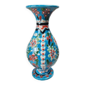 Vase en céramique artisanale peint à la main, style oriental
