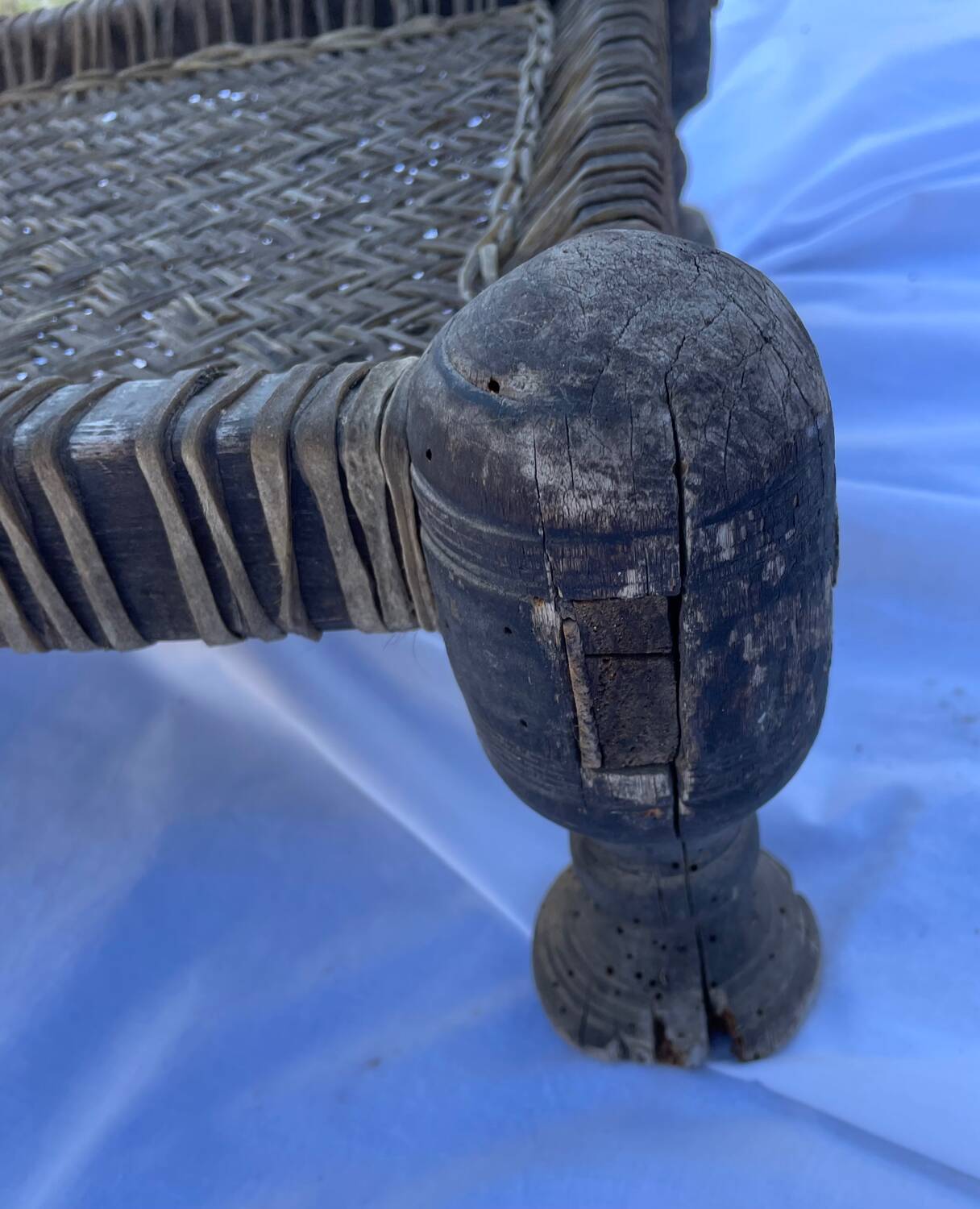 Traditional low Indian chair